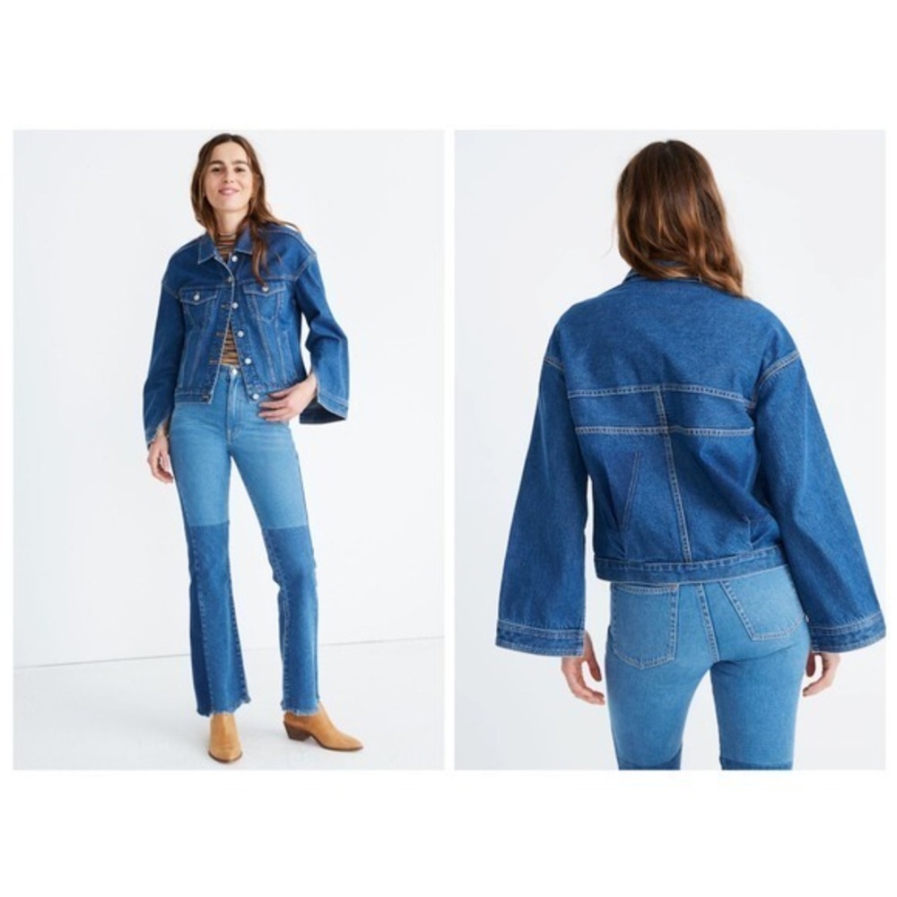 Madewell x ISKO Reconstructed Jean Jacket Size XS Denim Jacket